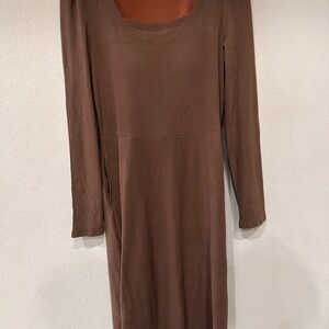 Handmade Brown Comfortable Dress